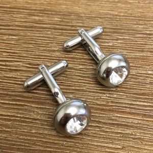 Circle stud cuff links